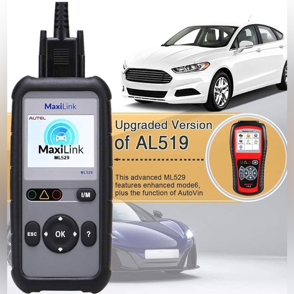 Autel ML529 Code Reader OBD II MaxiLink Professional Auto Diagnostic Scanner - Picture 3 of 7